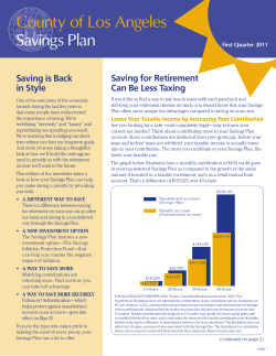 County of Los Angeles Savings Plan