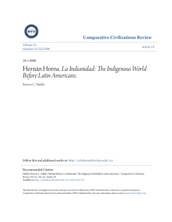 The Indigenous World Before Latin Americans.