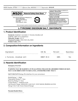 l-tyrosine disodium salt, dihydrate