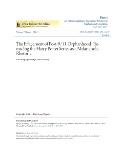 The Effacement of Post-9/11 Orphanhood