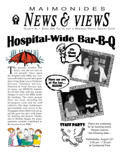 maimonides - Donald Berman Maimonides Geriatric Centre