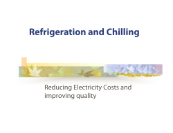 Refrigeration and Chilling