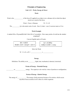 Principles of Engineering 1 0.305 ft m =