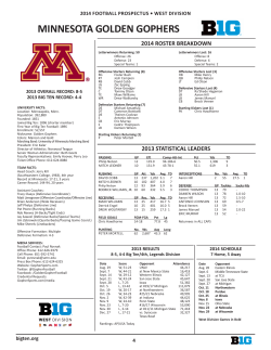 MINNESOTA GOLDEN GOPHERS