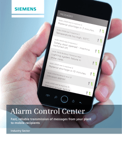 Alarm Control Center - Alarm IT Factory GmbH
