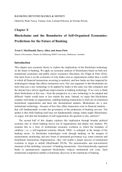 Blockchains and the Boundaries of Self