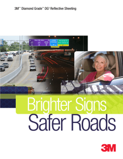 3M™ Diamond Grade™ DG3 Reflective Sheeting