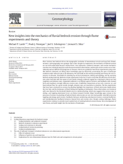 New insights into the mechanics of fluvial bedrock erosion through
