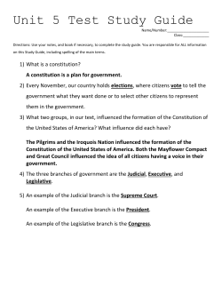 Unit 5 Test Study Guide - Riverside Local Schools