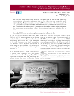 Mother-Infant Sleep Locations