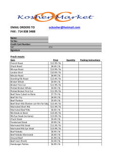EMAIL ORDERS TO  FAX : 714 838 3488