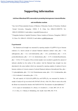 Supporting information - Royal Society of Chemistry