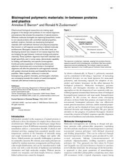 Bioinspired polymeric materials: in