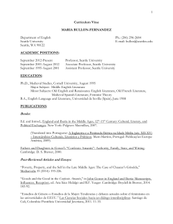 Maria Bullon-Fernandez CV