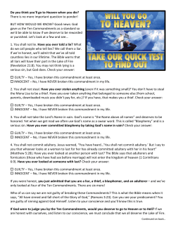 The Good Person Test