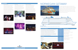 Norwegian Getaway Show Facility Planner