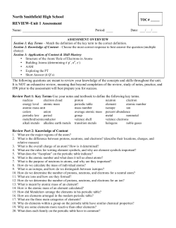 REVIEW-Unit 1 Assessment