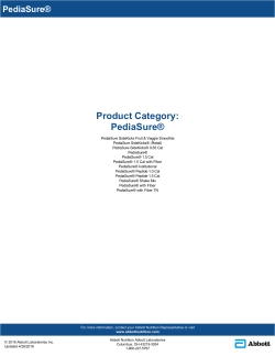 Product Category: PediaSure&reg;