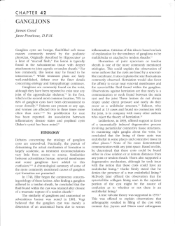 ganglions - The Podiatry Institute