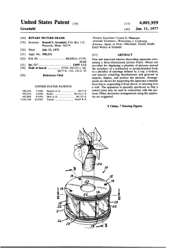 Rotary picture frame