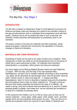 The Big Drip - Key Stage 2