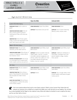 Creation - Cokesbury