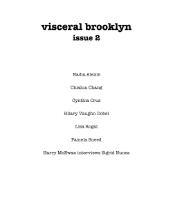 issue 2 - visceral brooklyn
