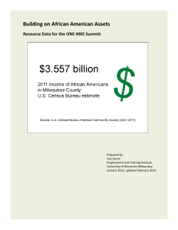 Building on African American Assets