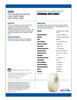 TDS - Intertape Polymer Group