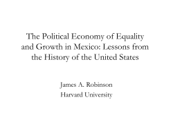The Political Economy of Equality and Growth in Mexico: Lessons