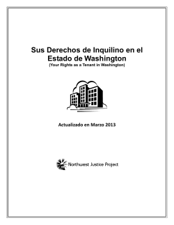 Sus Derechos de Inquilino en el Estado de