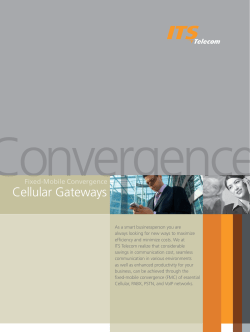 Cellular Gateways
