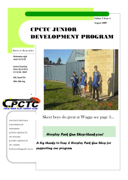 CPCTC JUNIOR DEVELOPMENT PROGRAM