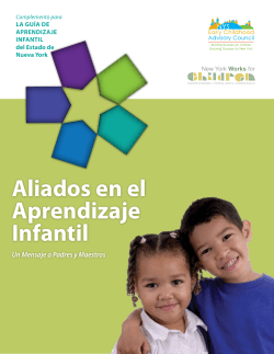 Aliados en el Aprendizaje Infantil