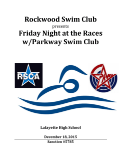 Heat Sheet - TeamUnify