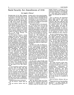 Social Security Act Amendments of 1946