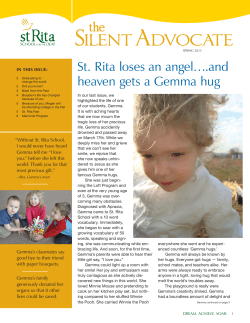 Spring 2013 - St. Rita School for the Deaf