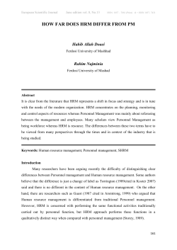 this PDF file - European Scientific Journal