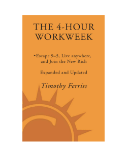 The 4-Hour Workweek