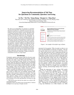 Improving Recommendation of Tail Tags for Questions in