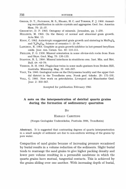 Compaction of sand grains because of increasing pressure