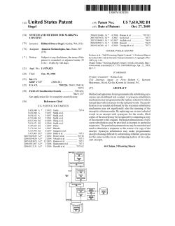 System and method for marking content