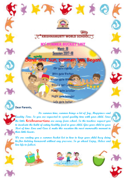 Holiday Homework M-III - Krishnamurty World School