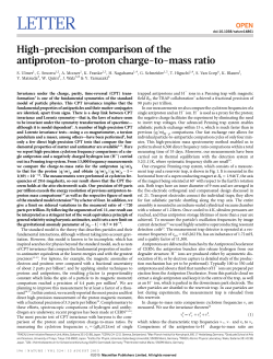 High-precision comparison of the antiproton-to-proton charge