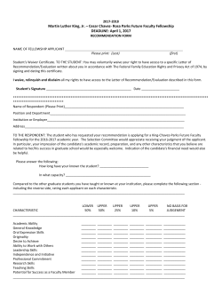 Martin Luther King, Jr. &ndash; Cesar Chavez