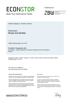 CESifo Working Paper no. 5747