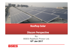 By: BSES Rajdhani Power Ltd. 10th Jan 2017
