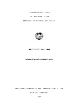 aesthetic realism - Reposit&oacute;rio da Universidade de Lisboa
