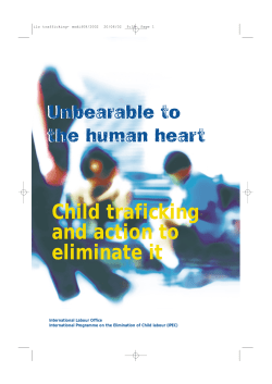 ILO-IPEC (2002): Unbearable to the Human Heart. Child