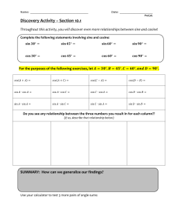 Discovery Activity &ndash; Section 10.1